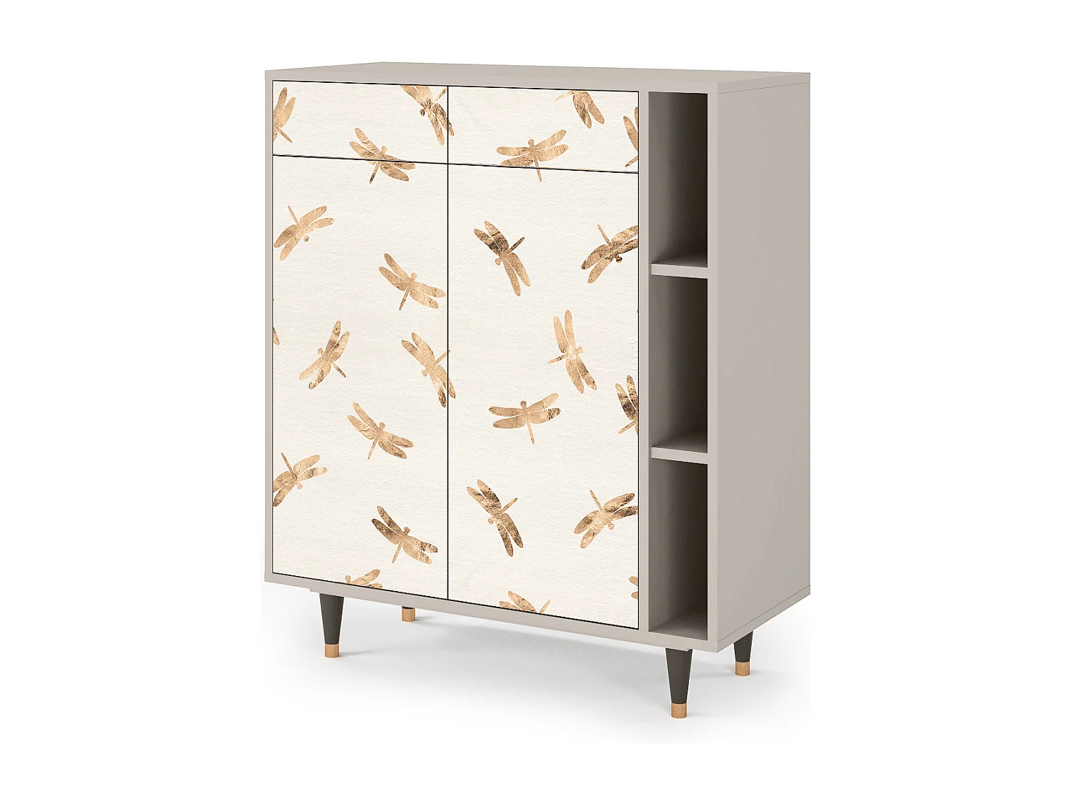 Credenza - 96х110х41 cm - BS6 - Nude Dragonflies, Sabbia