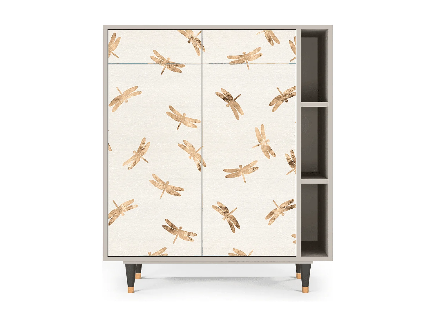 Buffet - 96х110х41 cm - BS6 - Nude Dragonflies, Sable