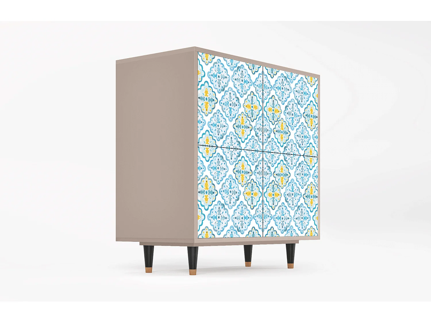 Dressoir - 94x96x48 cm - BS3 - Portugese tiles, Latte