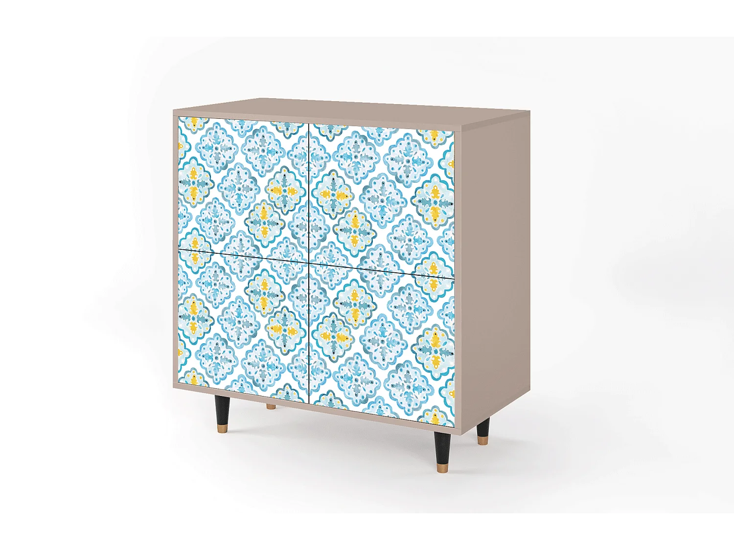 Buffet - 94x96x48 cm - BS3 - Portugese tiles, Latte