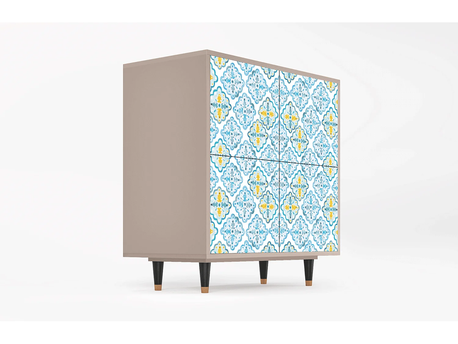 Buffet - 94x96x48 cm - BS3 - Portugese tiles, Latte