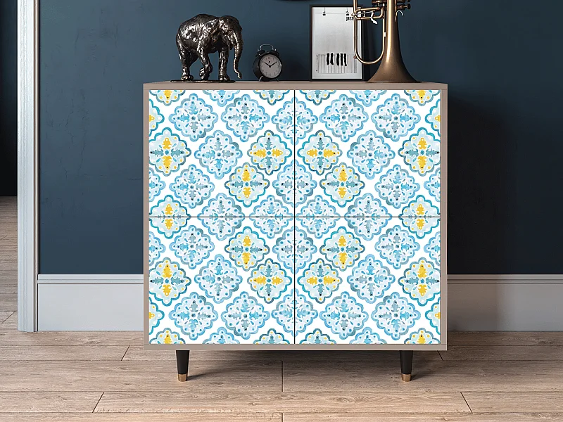 Credenza - 94x96x48 cm - BS3 - Portugese tiles, Latte
