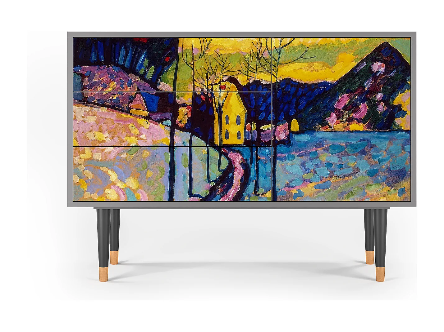 Buffet - 115х84х41 cm - S3 - Winter Landscape, Gris