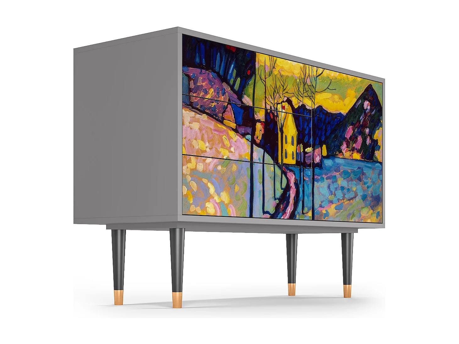 Buffet - 115х84х41 cm - S3 - Winter Landscape, Gris