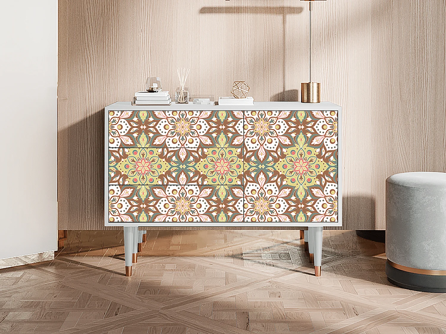 Credenza - 115х84х41 cm - S3 - Chinese Tea, Bianco