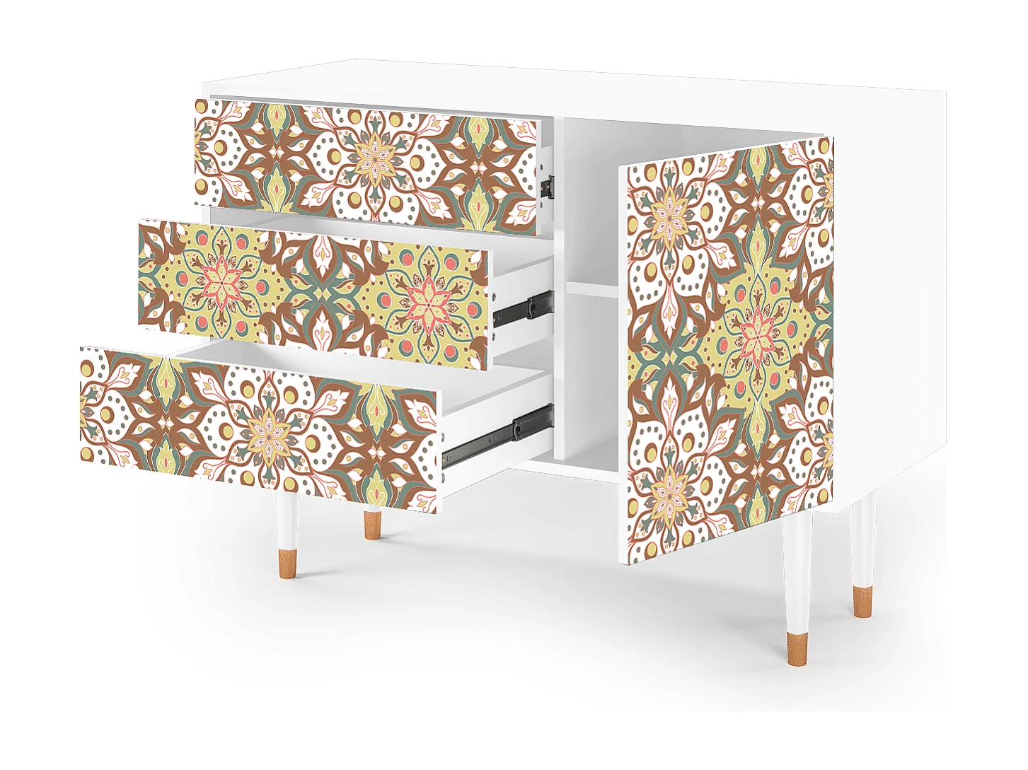 Credenza - 115х84х41 cm - S3 - Chinese Tea, Bianco