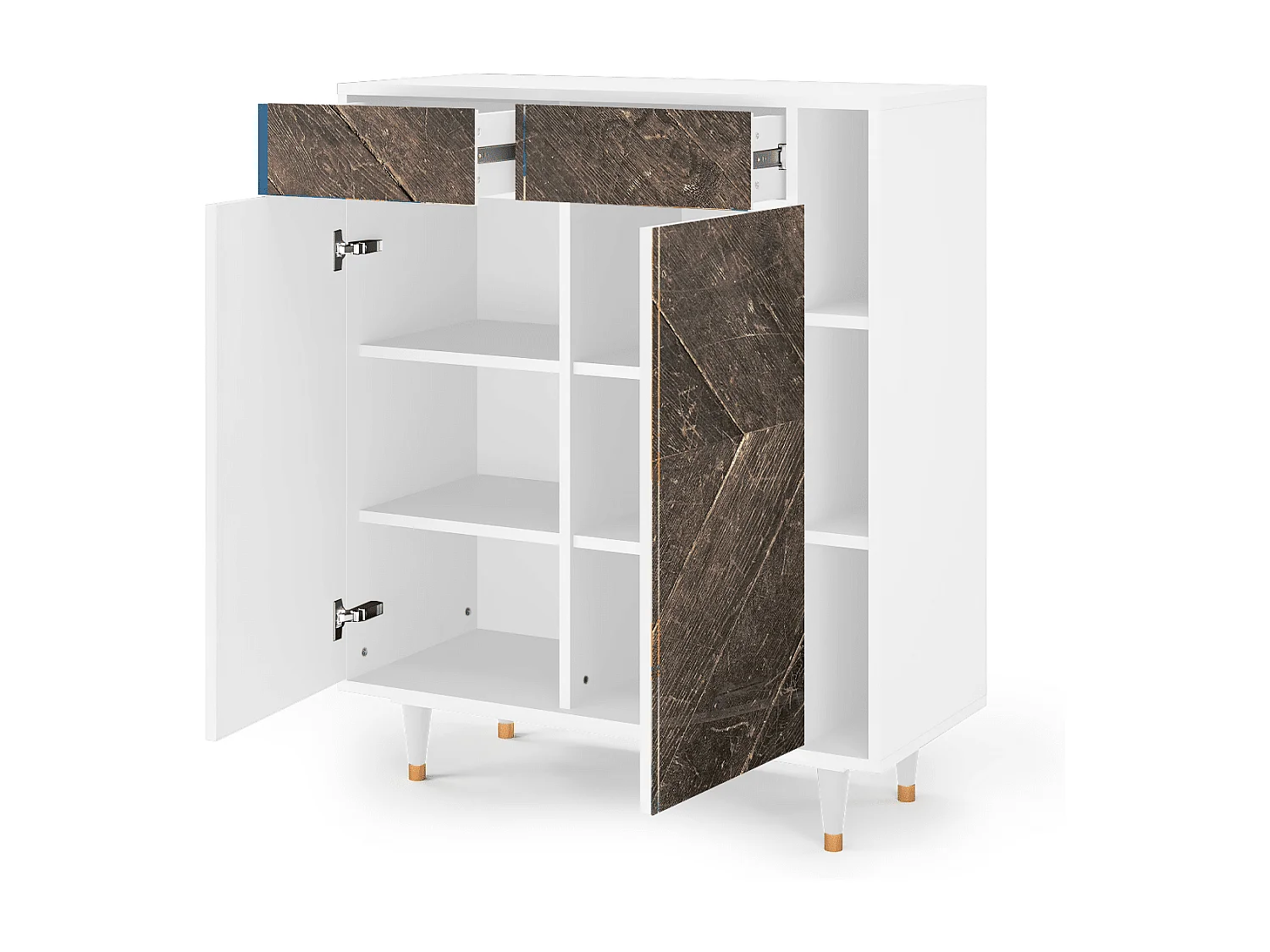 Aparador - 96х110х41 cm - BS6 - Wise Tree, Branco