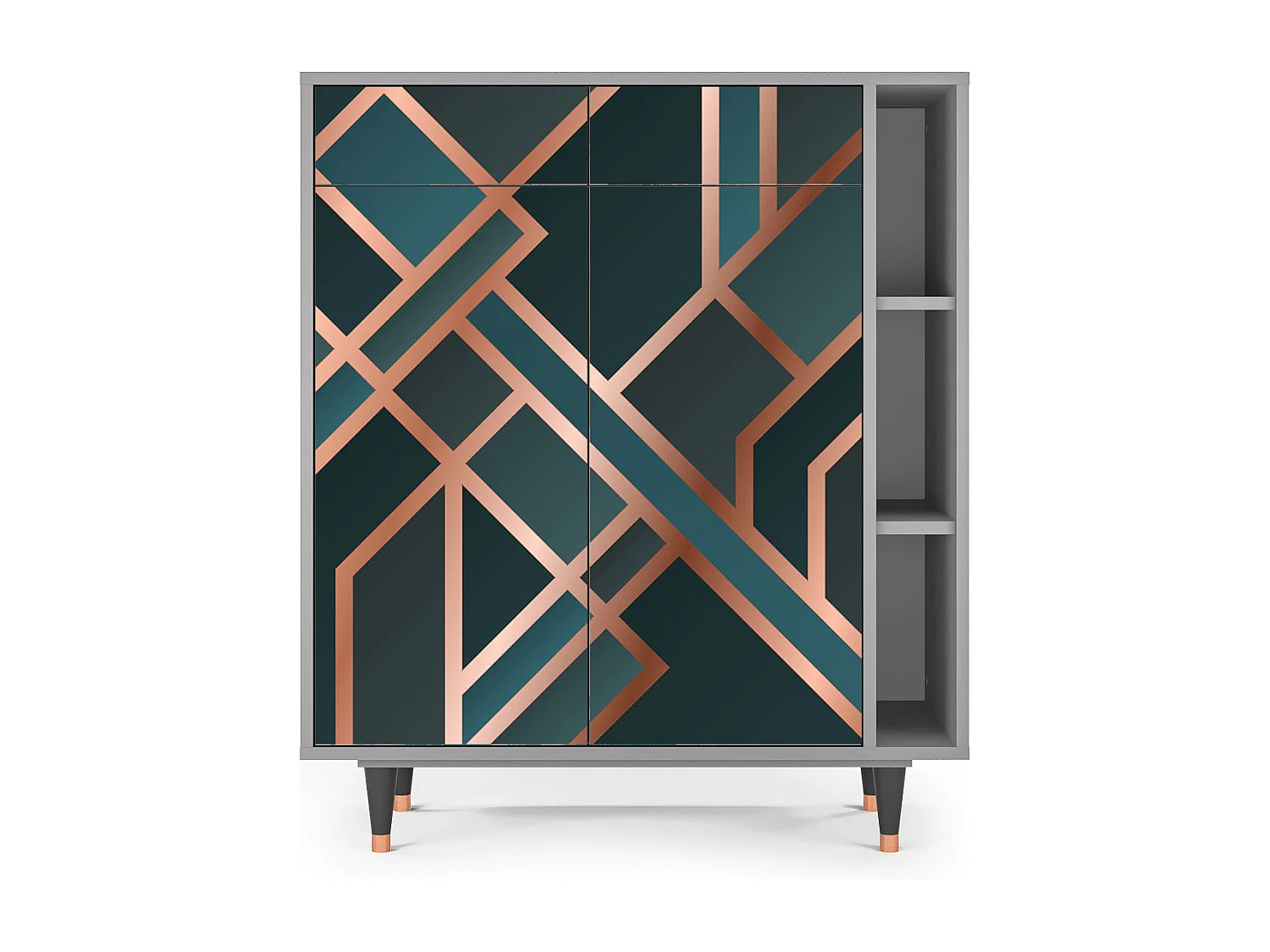 Buffet - 96х110х41 cm - BS6 - Bronze Crossroad, Gris