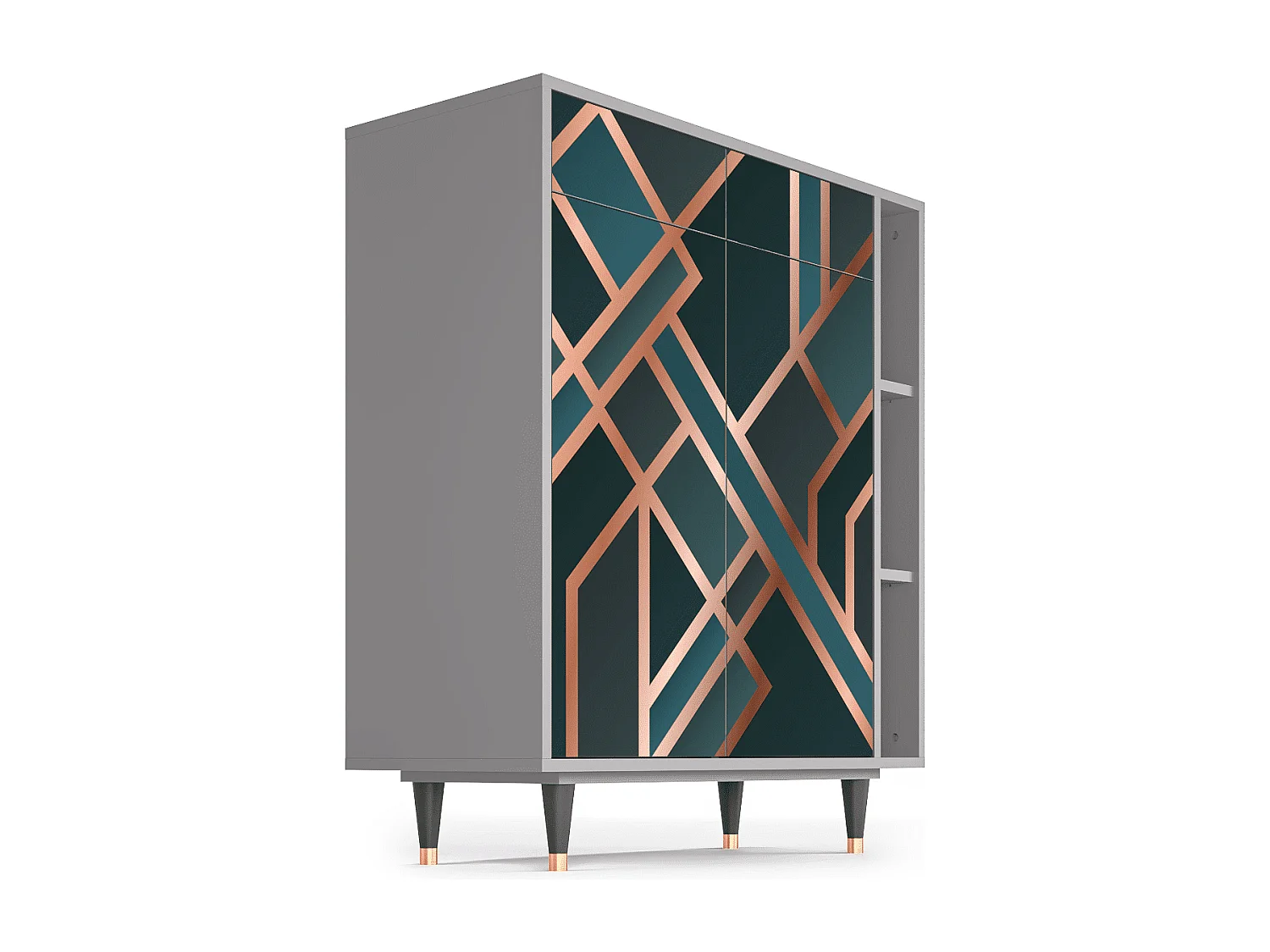 Buffet - 96х110х41 cm - BS6 - Bronze Crossroad, Gris