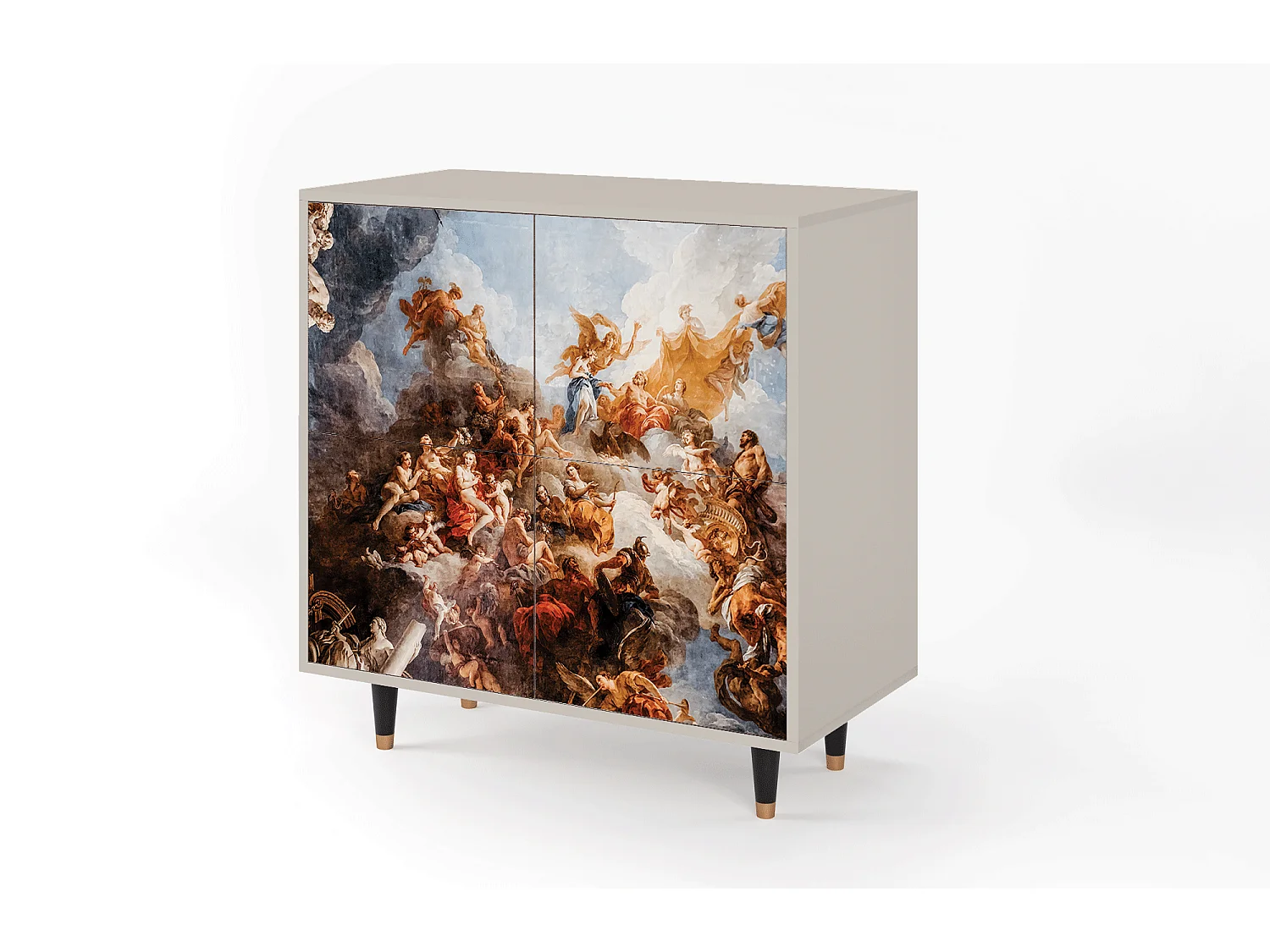 Kredens - 94x96x48 cm - BS3 - Versailles, Piaskowy