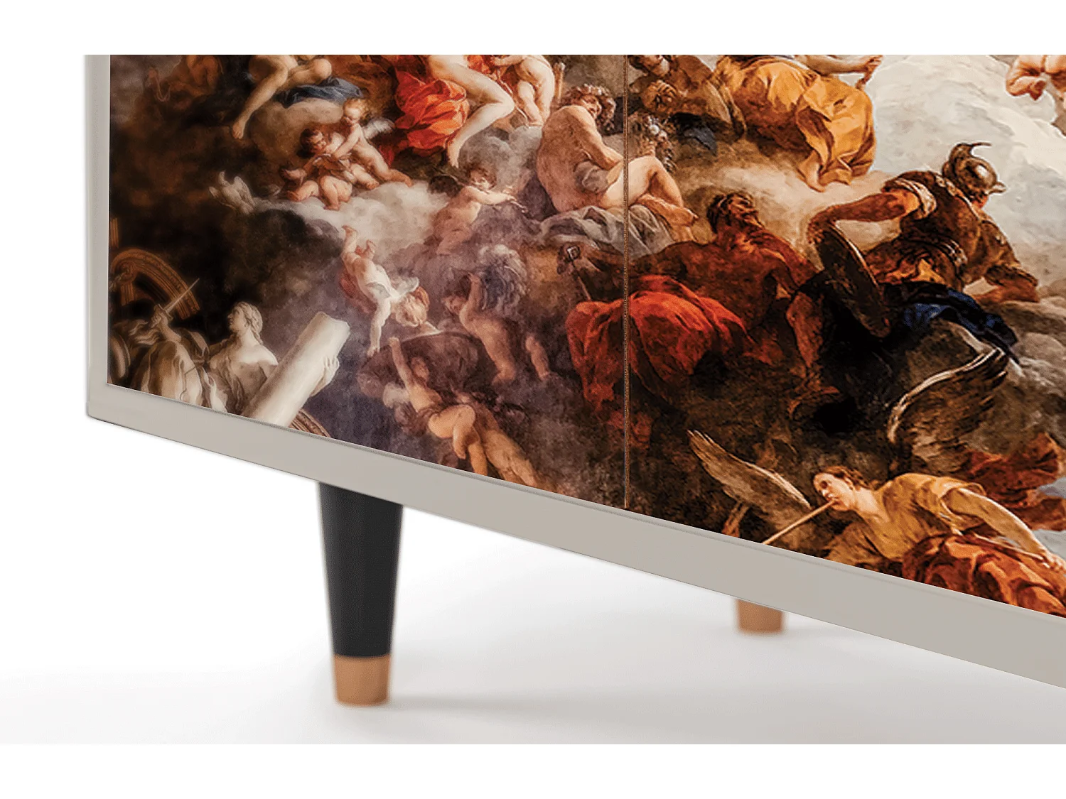 Kredens - 94x96x48 cm - BS3 - Versailles, Piaskowy