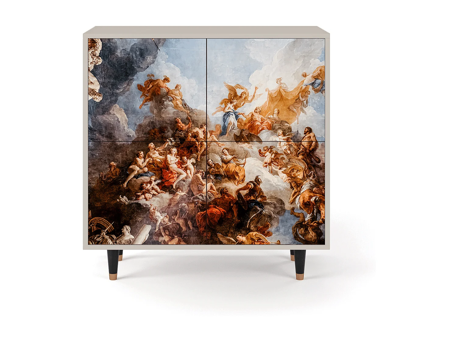 Kredens - 94x96x48 cm - BS3 - Versailles, Piaskowy