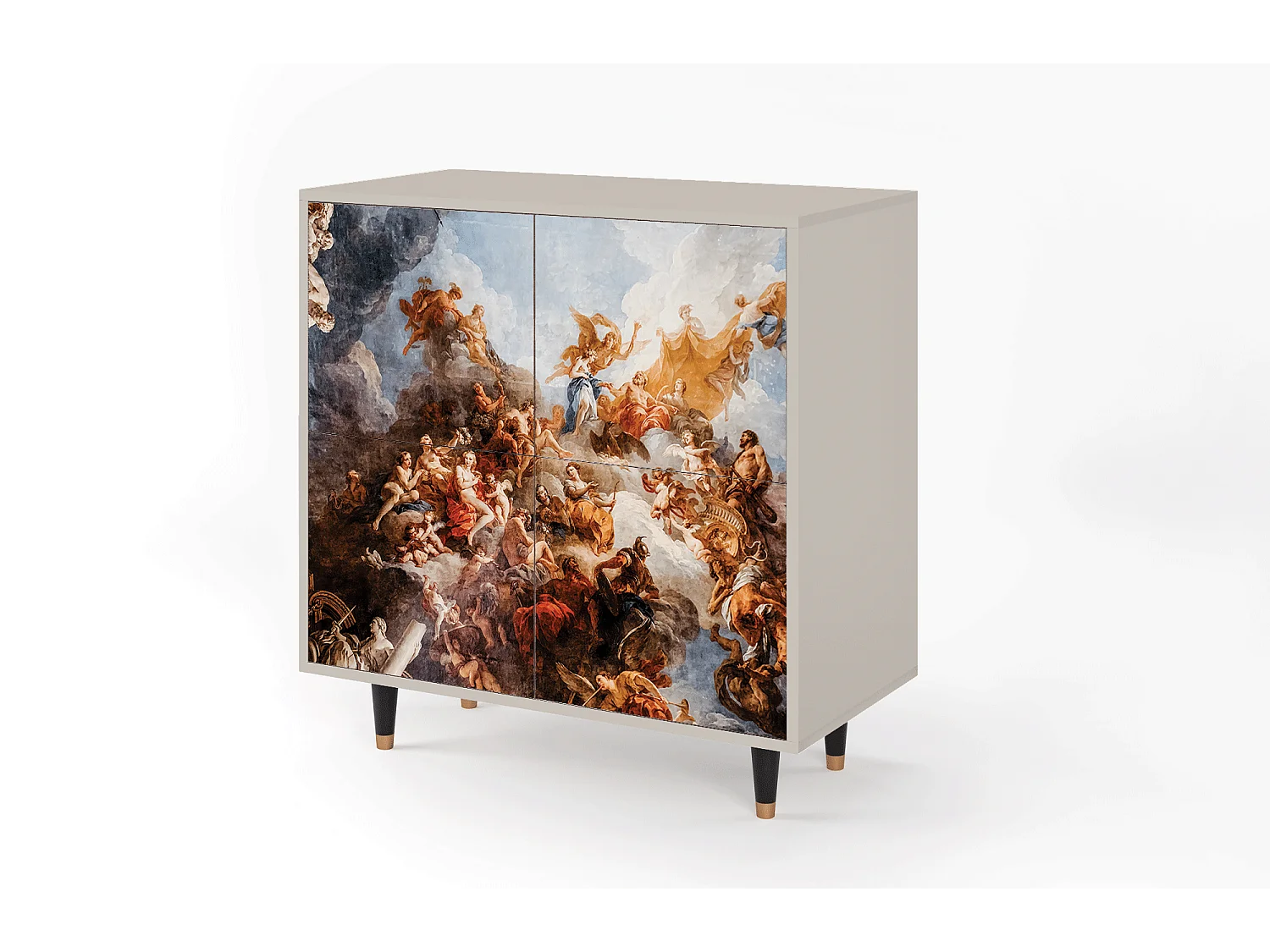 Kredens - 94x96x48 cm - BS3 - Versailles, Piaskowy