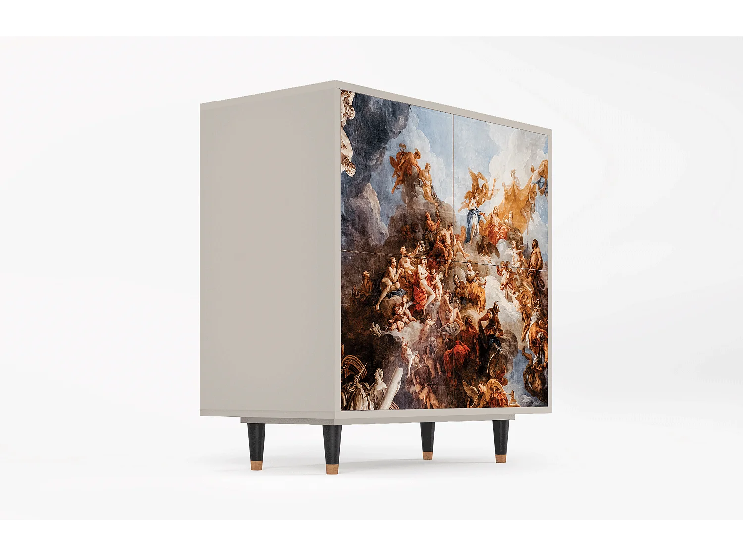 Kredens - 94x96x48 cm - BS3 - Versailles, Piaskowy