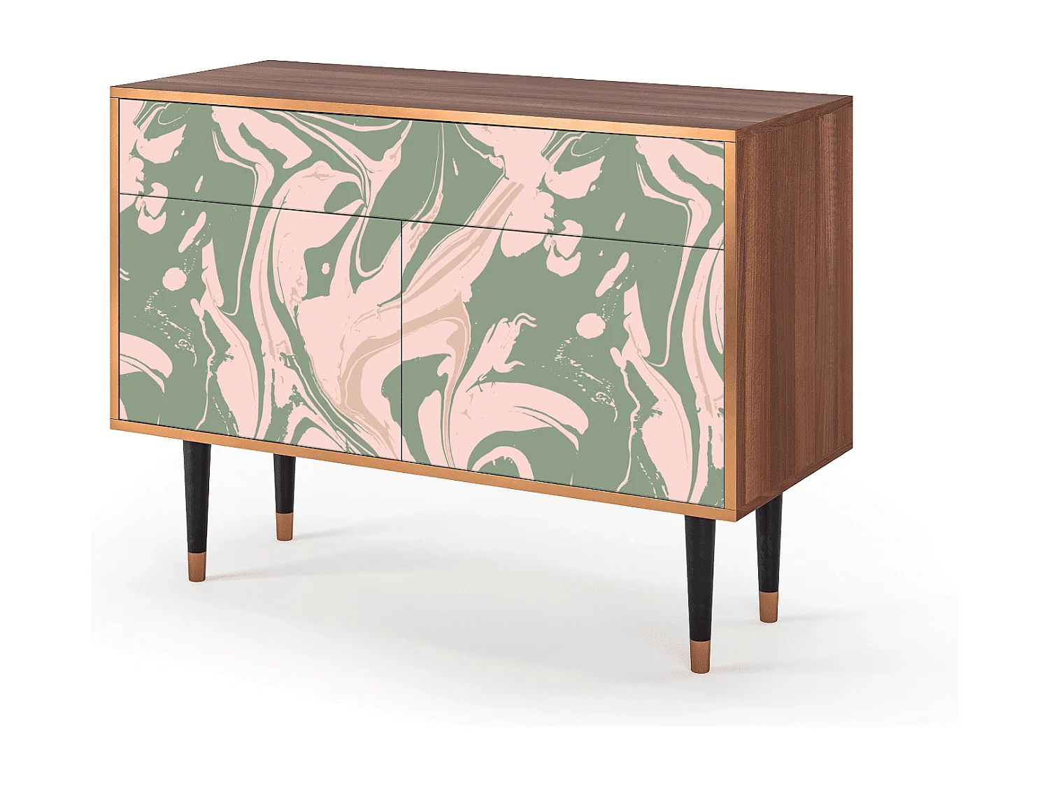 Buffet - 115x85x48 cm - BS4 - Aquarelle, Noyer