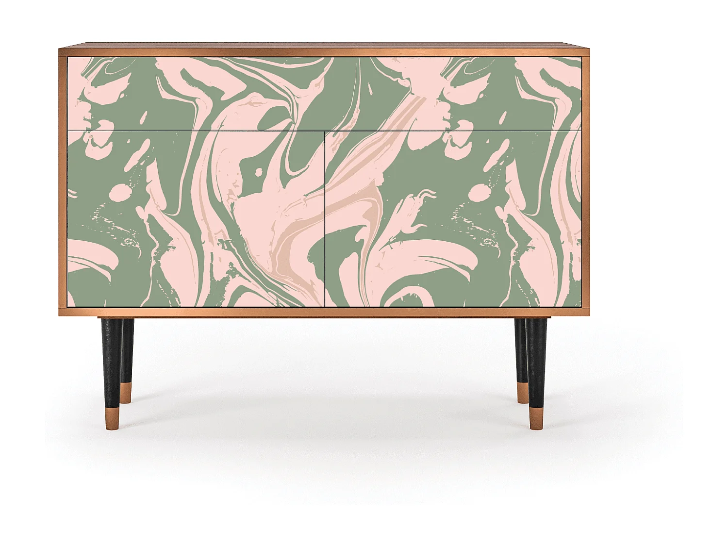 Buffet - 115x85x48 cm - BS4 - Aquarelle, Noyer