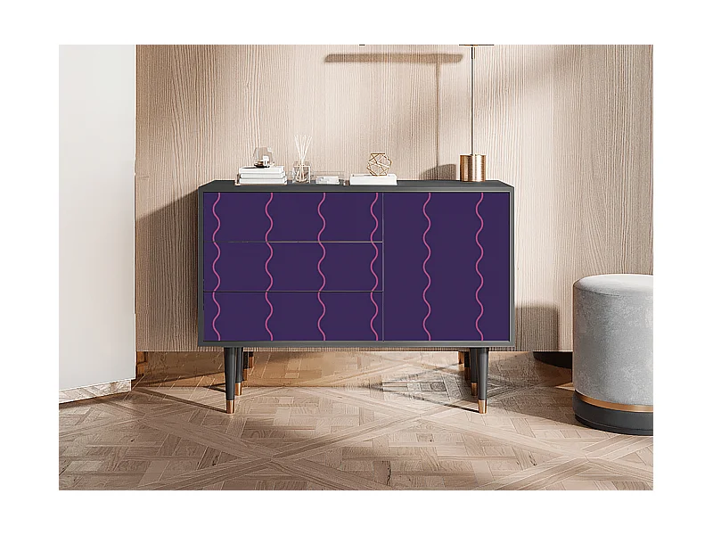 Buffet - 115х84х41 cm - S3 - Grape Maccaroni, Anthracite