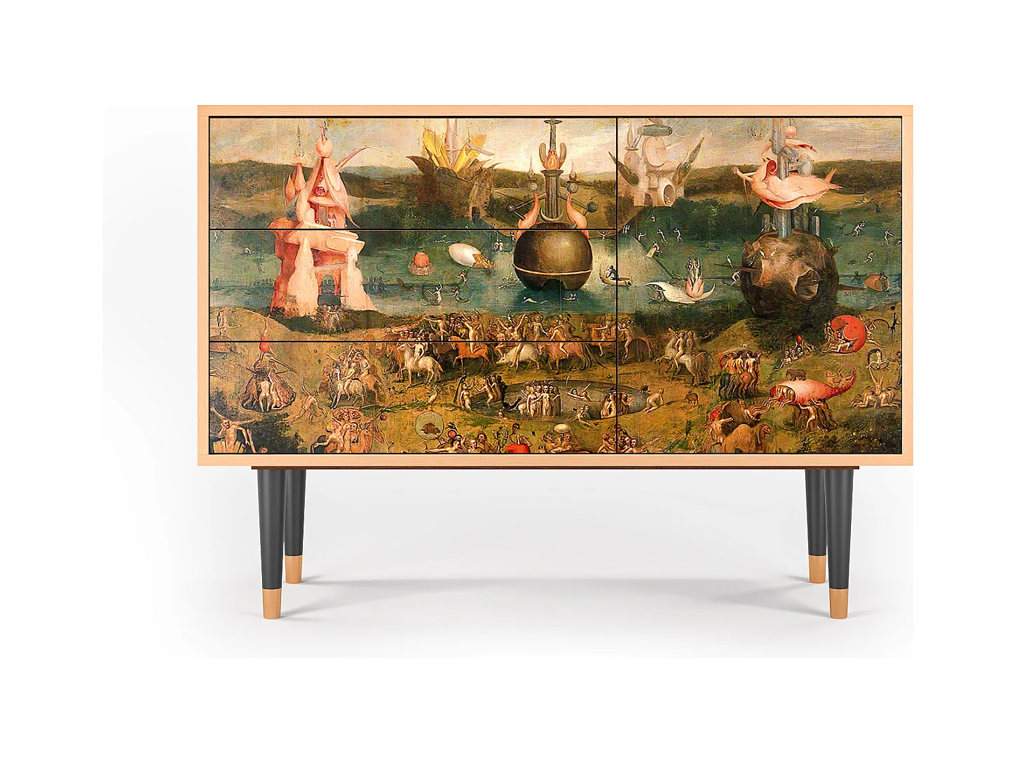 Credenza - 115х84х41 cm - S3 - Garden of Delights , Noce