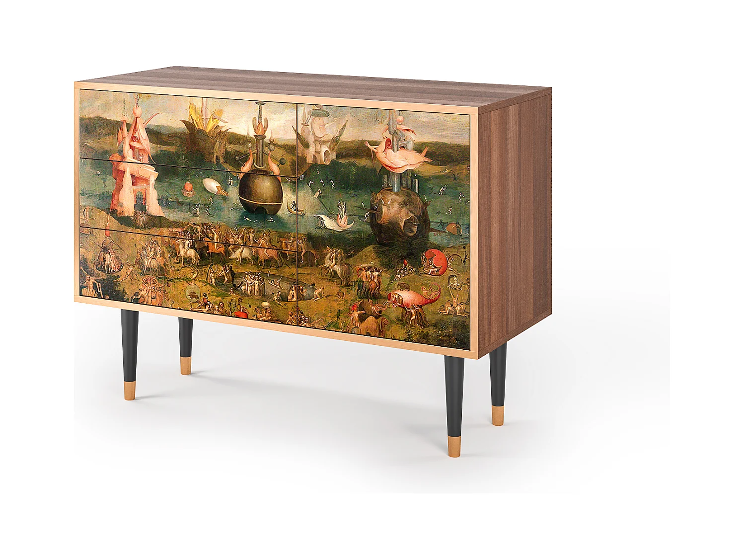 Credenza - 115х84х41 cm - S3 - Garden of Delights , Noce