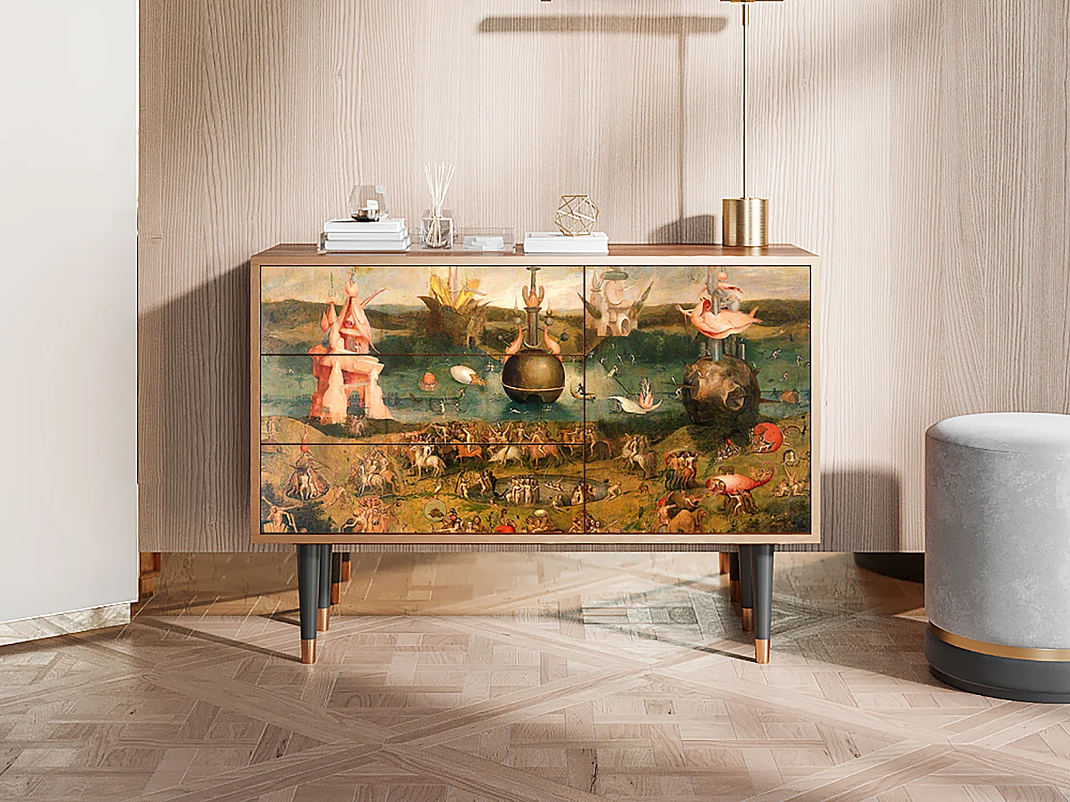 Buffet - 115х84х41 cm - S3 - Garden of Delights , Noyer