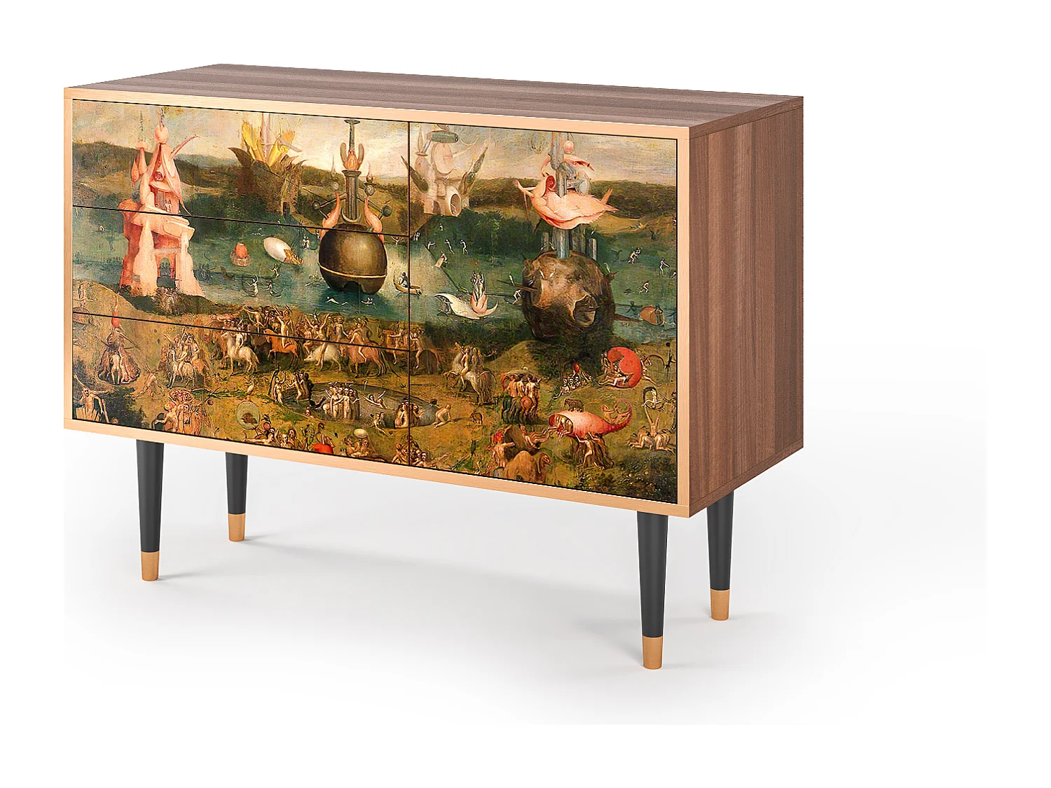 Credenza - 115х84х41 cm - S3 - Garden of Delights , Noce