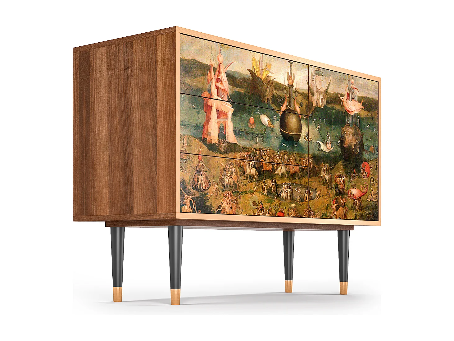 Credenza - 115х84х41 cm - S3 - Garden of Delights , Noce