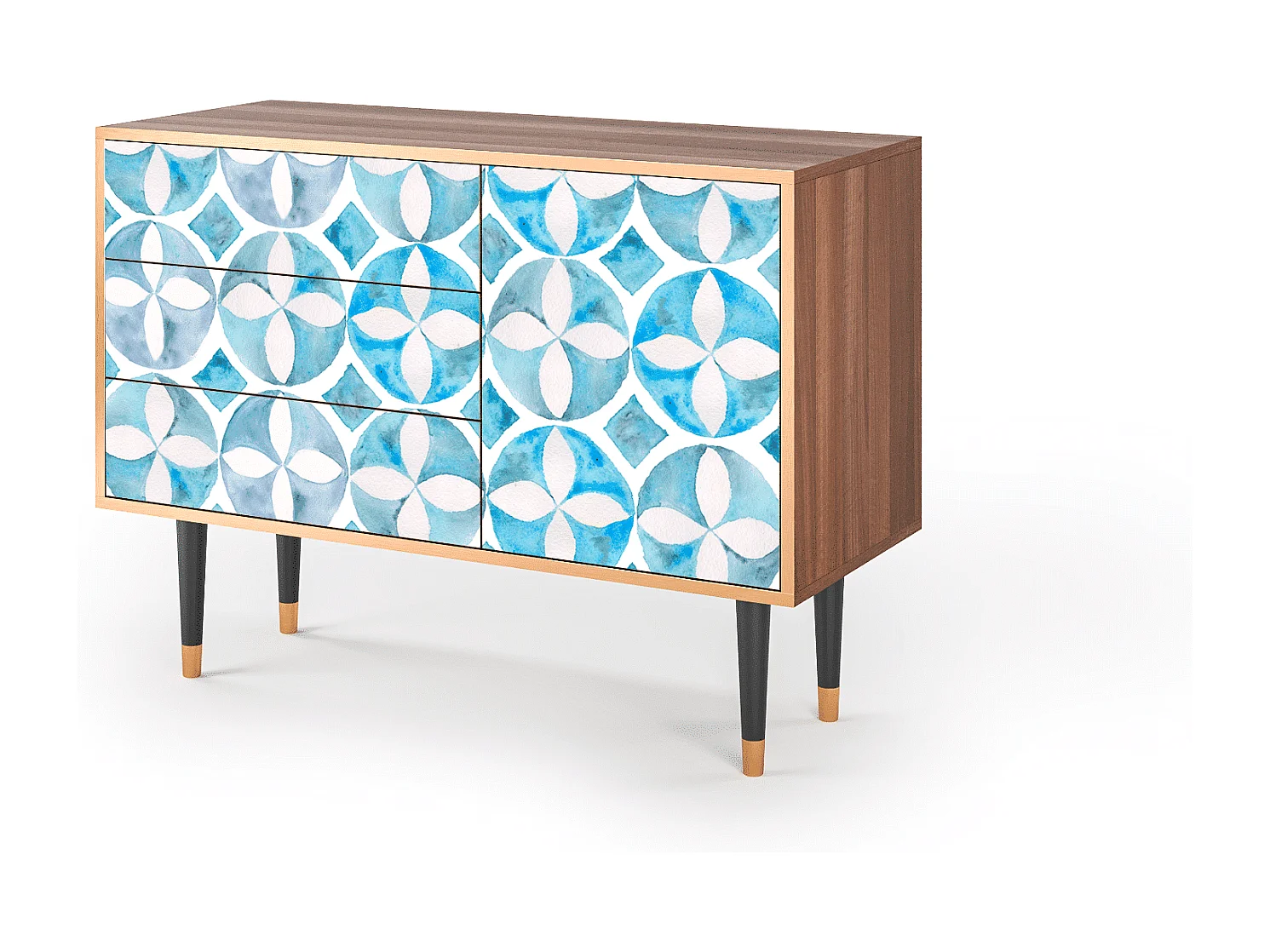 Buffet - 115х84х41 cm - S3 - Porto Mood, Noyer