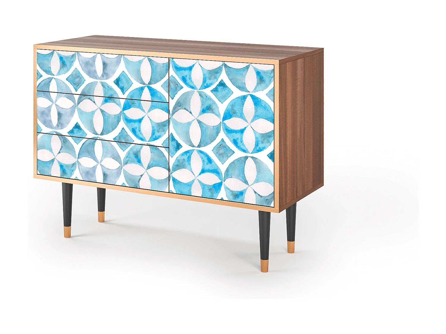 Buffet - 115х84х41 cm - S3 - Porto Mood, Noyer