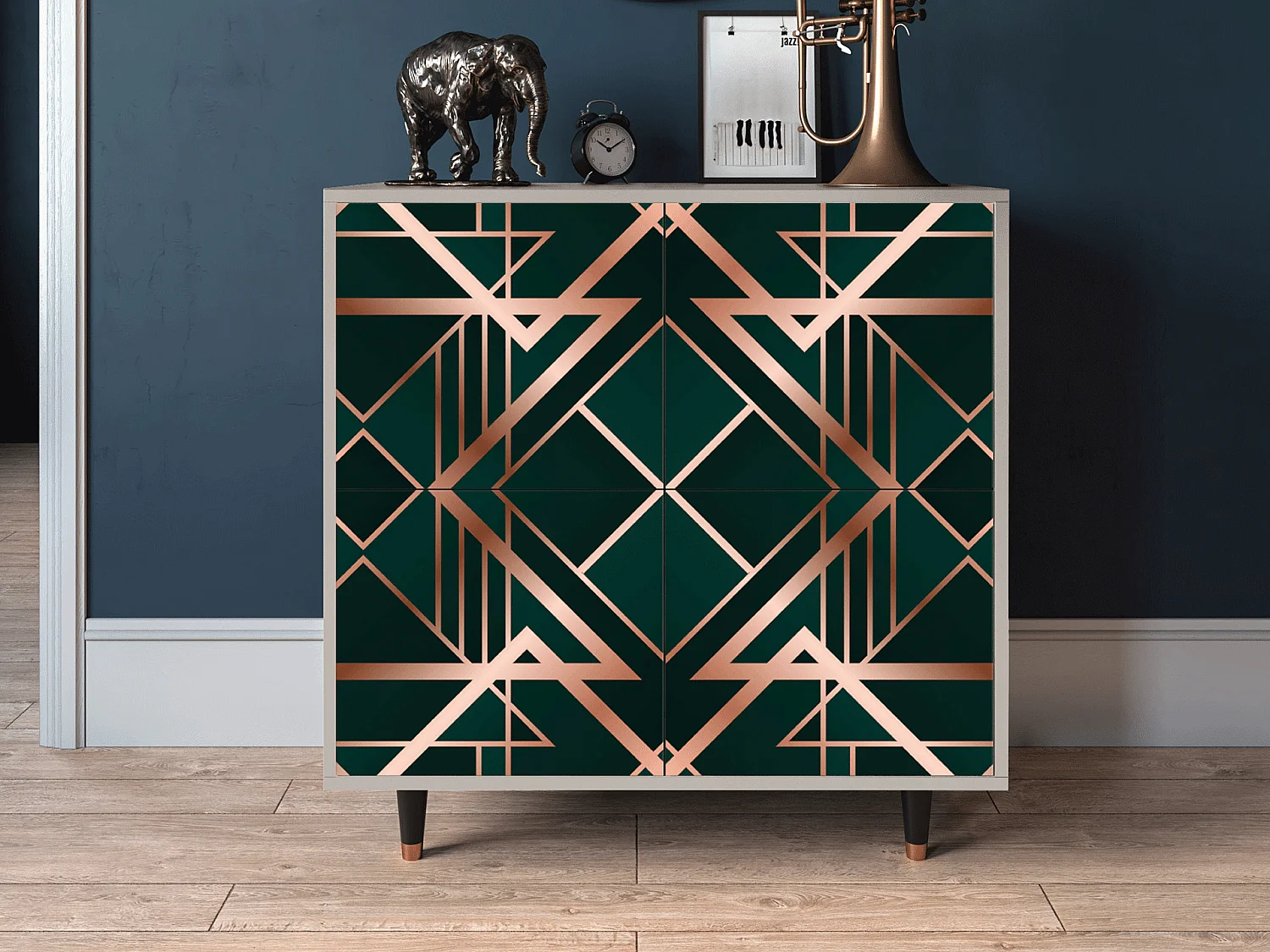Sideboard - 94x96x48 cm - BS3 - Emerald Gatsby, Sand