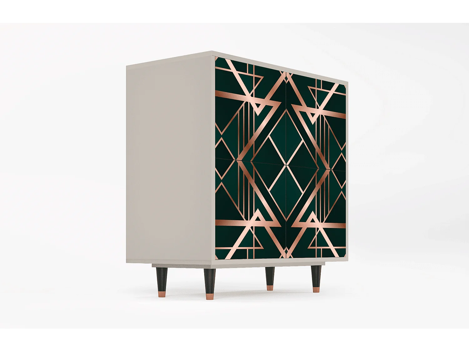Sideboard - 94x96x48 cm - BS3 - Emerald Gatsby, Sand