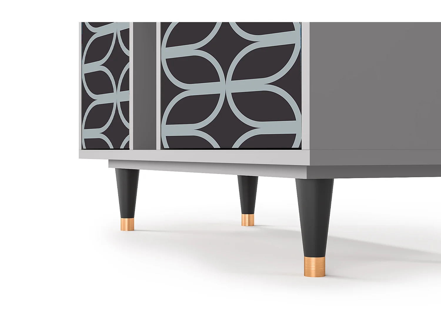 Sideboard - 94х96х41 cm - BS5 - Braided Blue, Grau