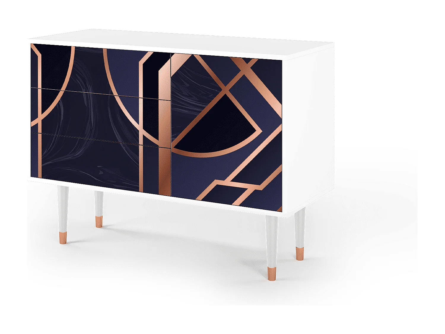 Sideboard - 115х84х41 cm - S3 - Purple Temple, Weiß