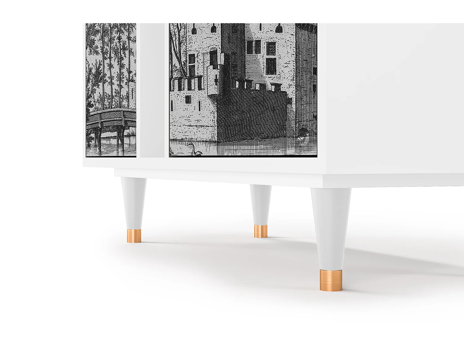 Dressoir - 94х96х41 cm - BS5 - Castle by Breugel, Wit