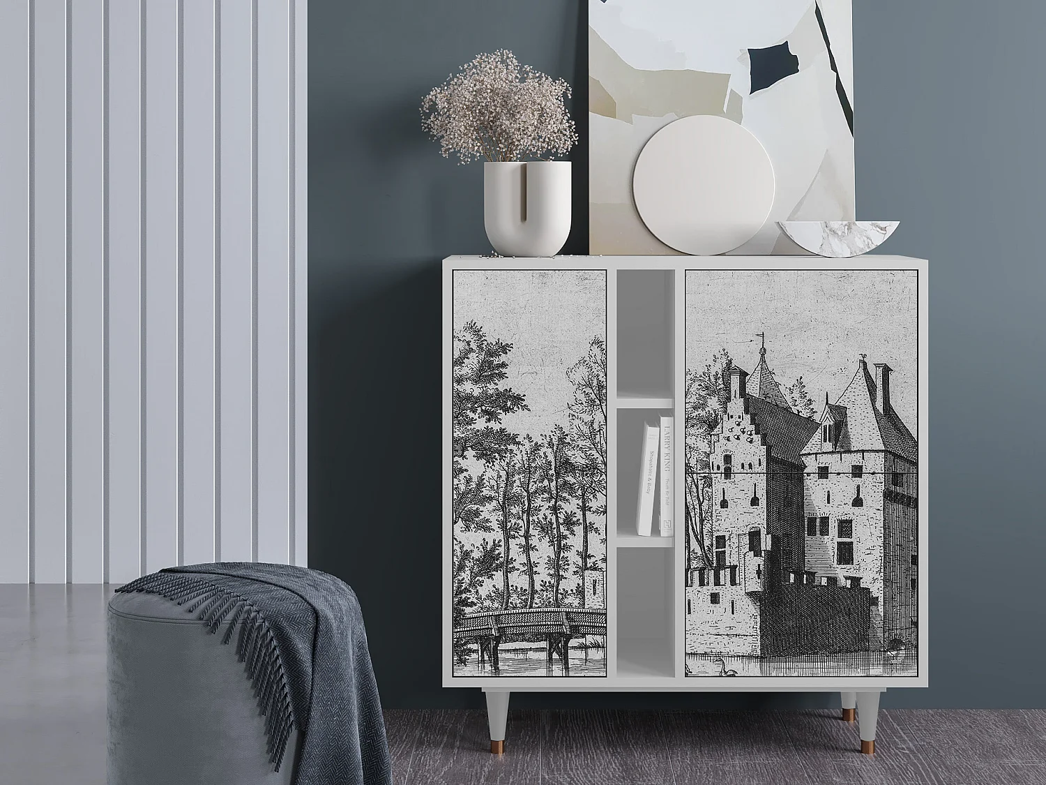 Buffet - 94х96х41 cm - BS5 - Castle by Breugel, Blanc