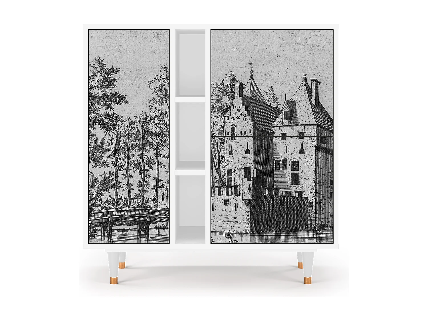 Buffet - 94х96х41 cm - BS5 - Castle by Breugel, Blanc