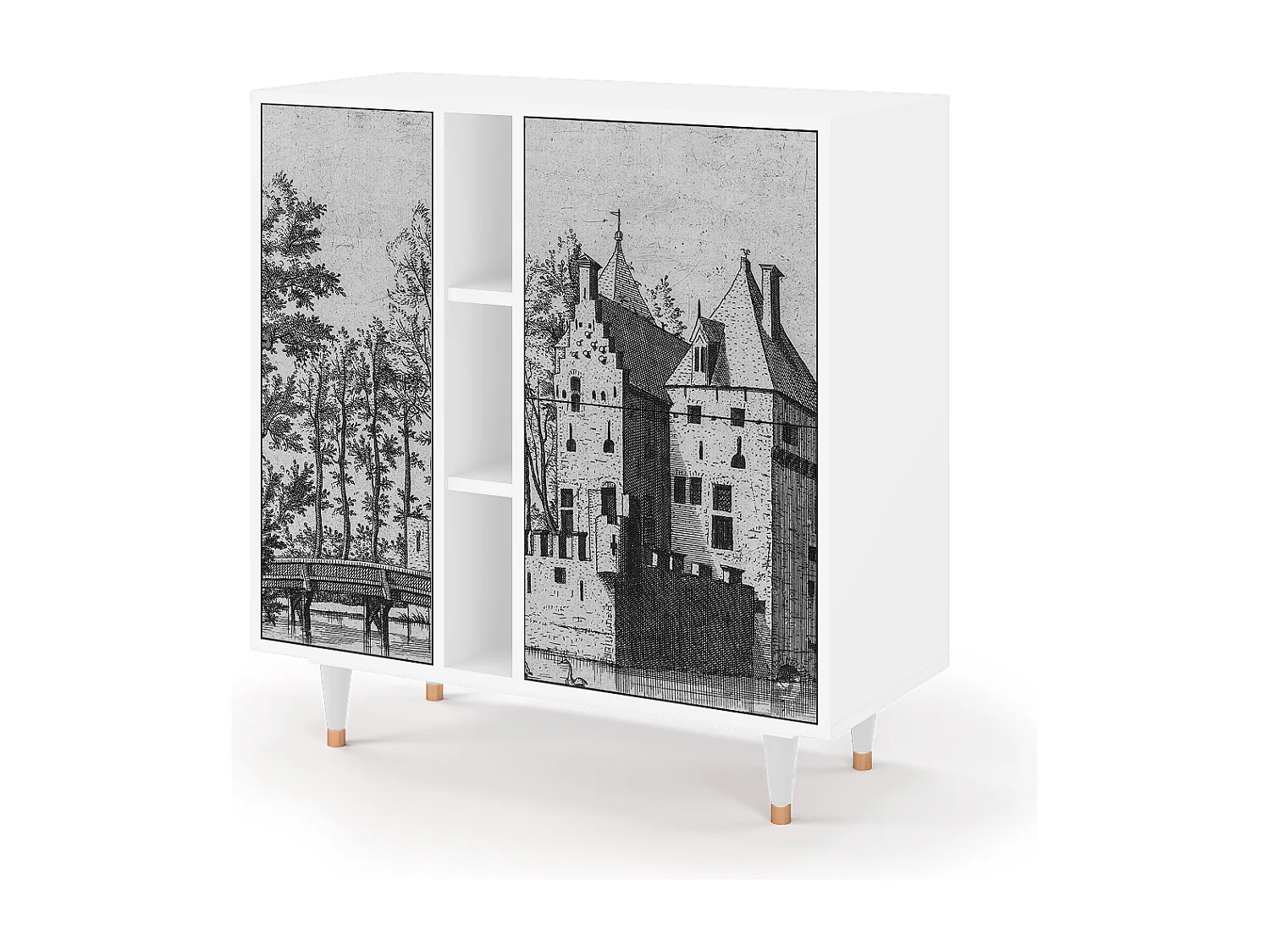 Buffet - 94х96х41 cm - BS5 - Castle by Breugel, Blanc