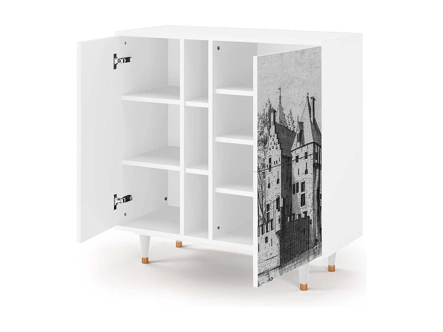 Buffet - 94х96х41 cm - BS5 - Castle by Breugel, Blanc