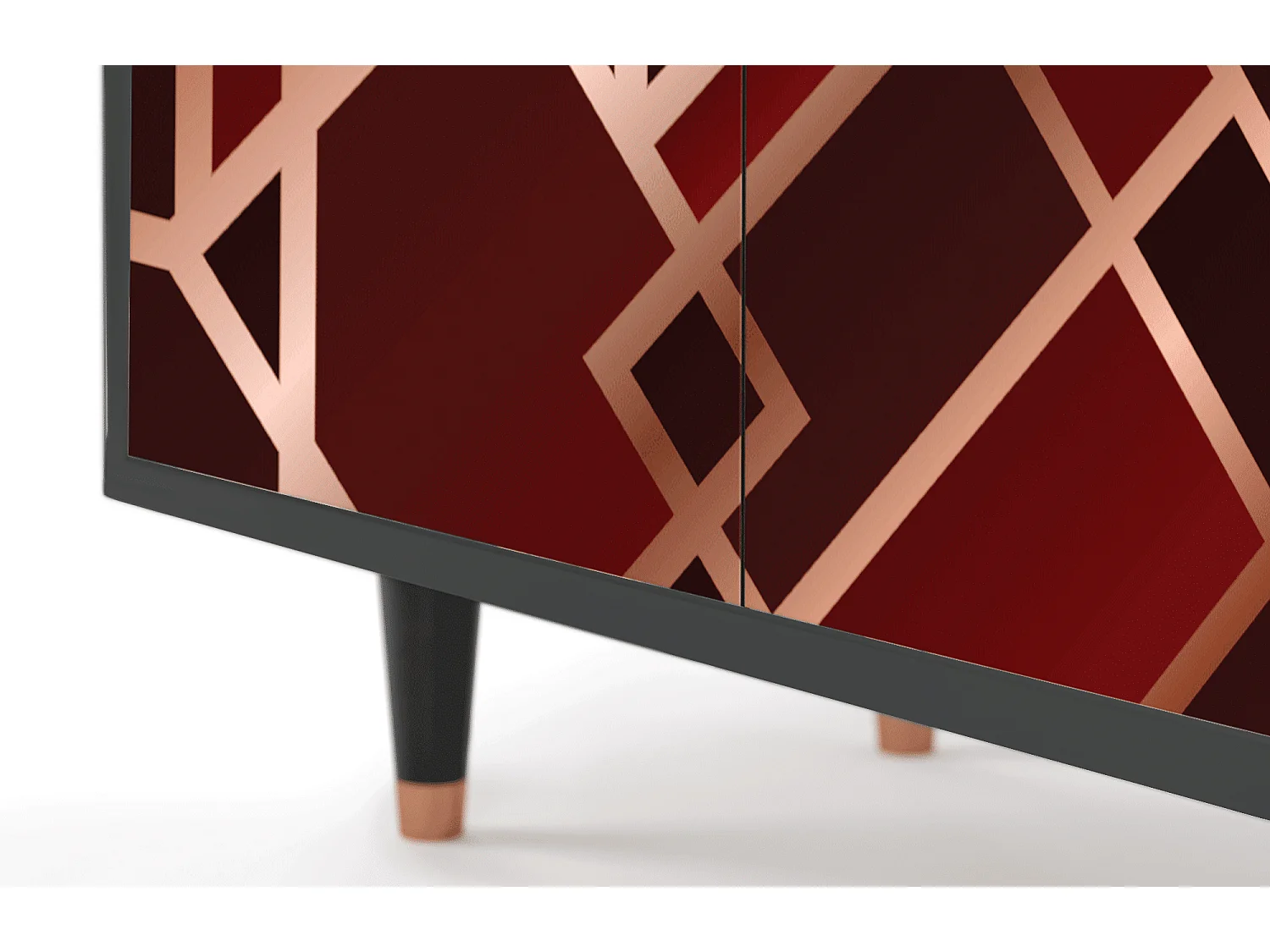 Buffet - 94x96x48 cm - BS3 - Velvet 1920's, Anthracite