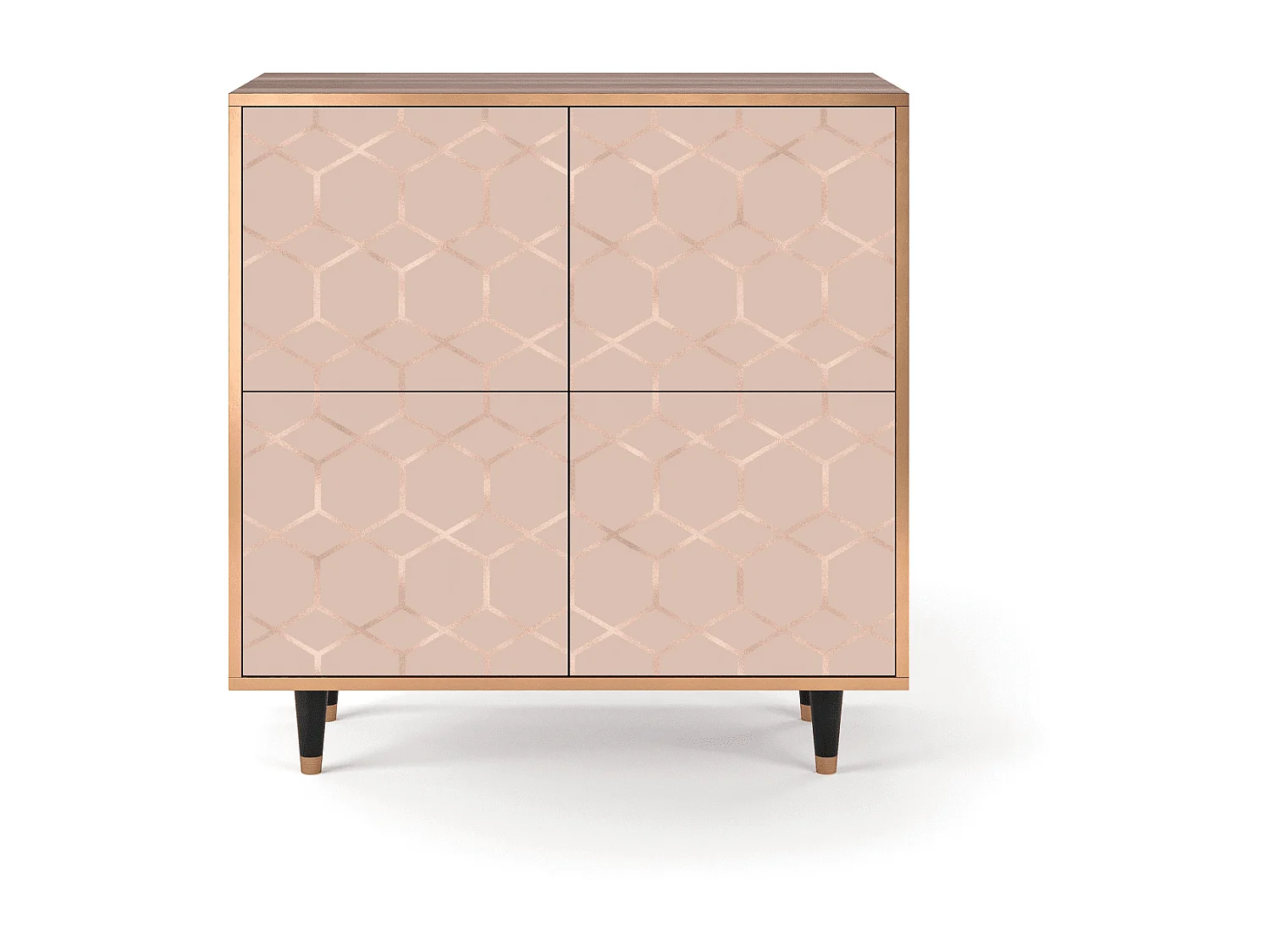 Buffet - 94x96x48 cm - BS3 - Rose Honeycomb, Noyer