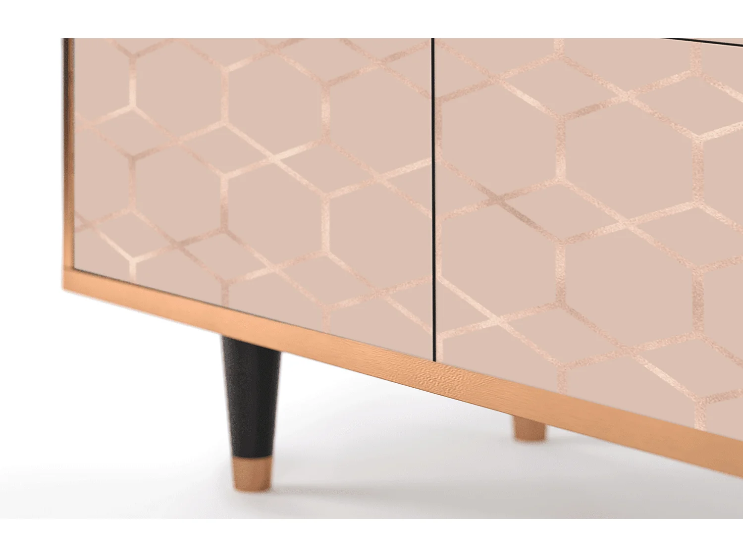 Buffet - 94x96x48 cm - BS3 - Rose Honeycomb, Noyer