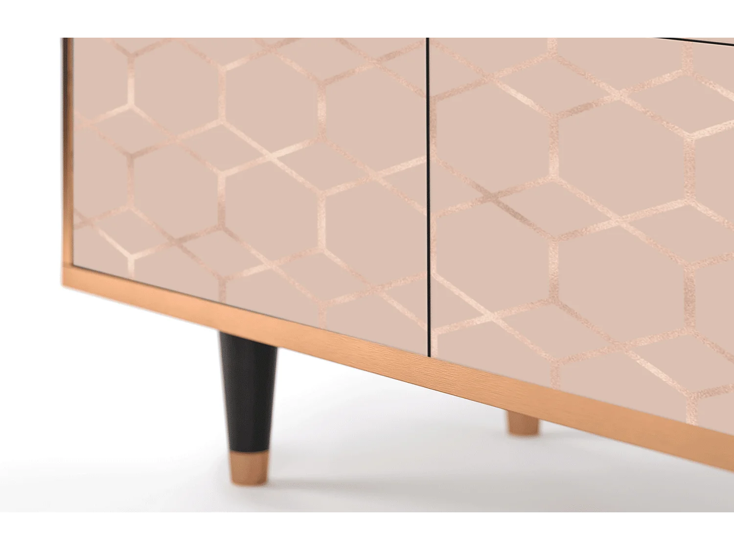 Kredens - 94x96x48 cm - BS3 - Rose Honeycomb, Orzech
