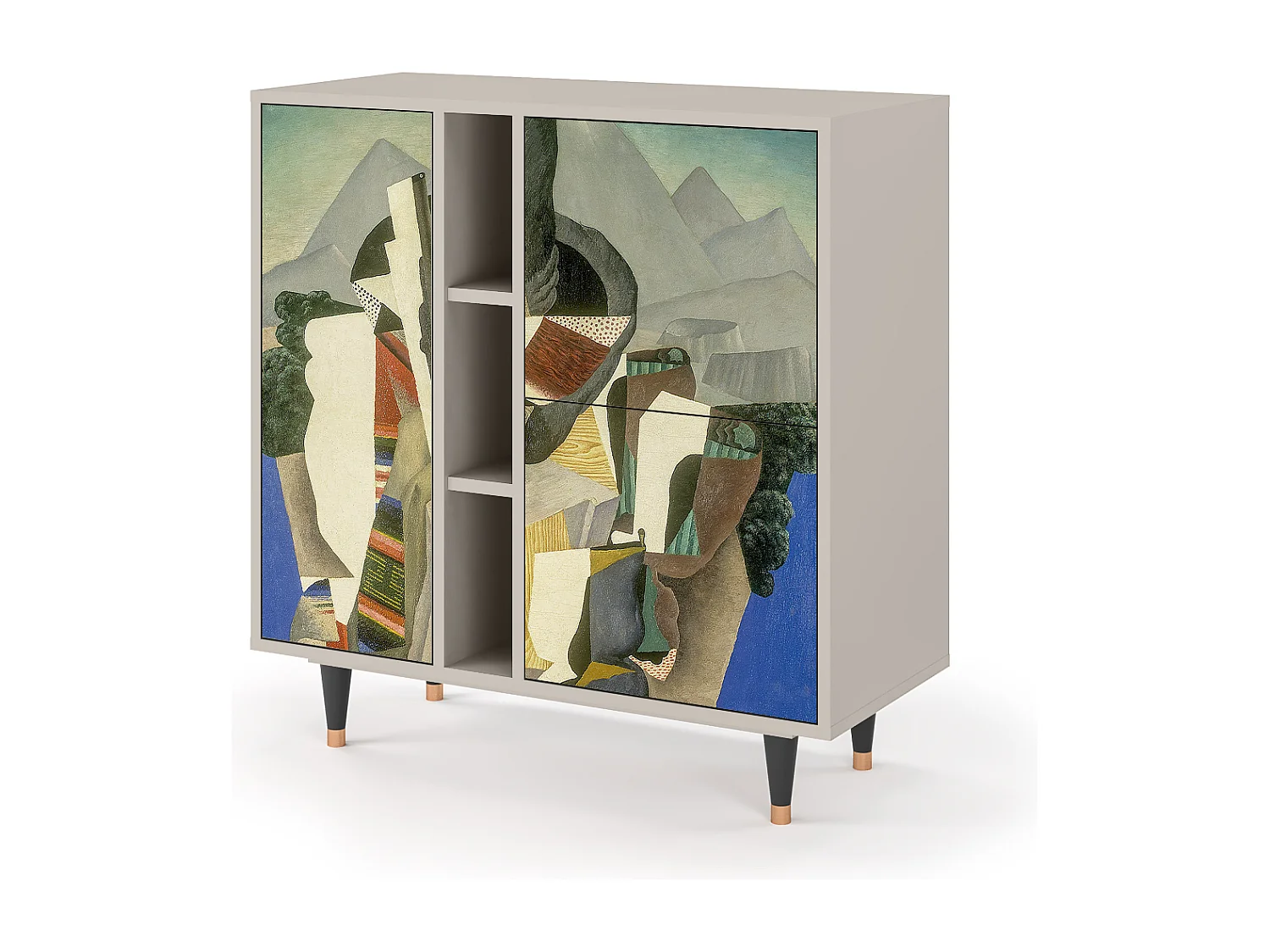 Buffet - 94х96х41 cm - BS5 - The Cubist Paintings , Sable