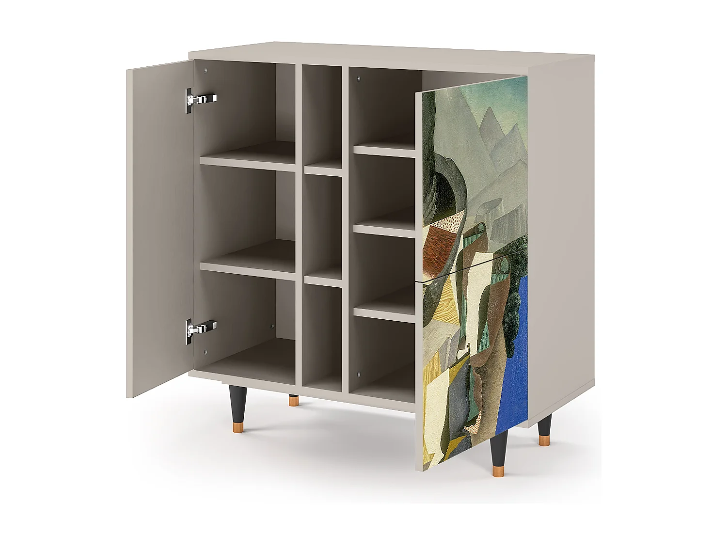 Buffet - 94х96х41 cm - BS5 - The Cubist Paintings , Sable
