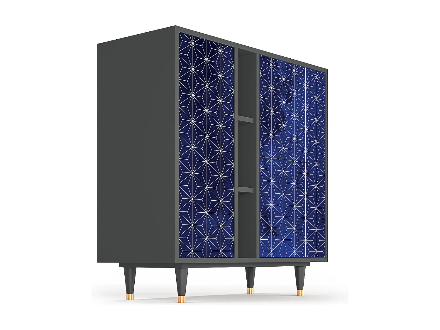 Buffet - 94х96х41 cm - BS5 - Milky Way, Anthracite