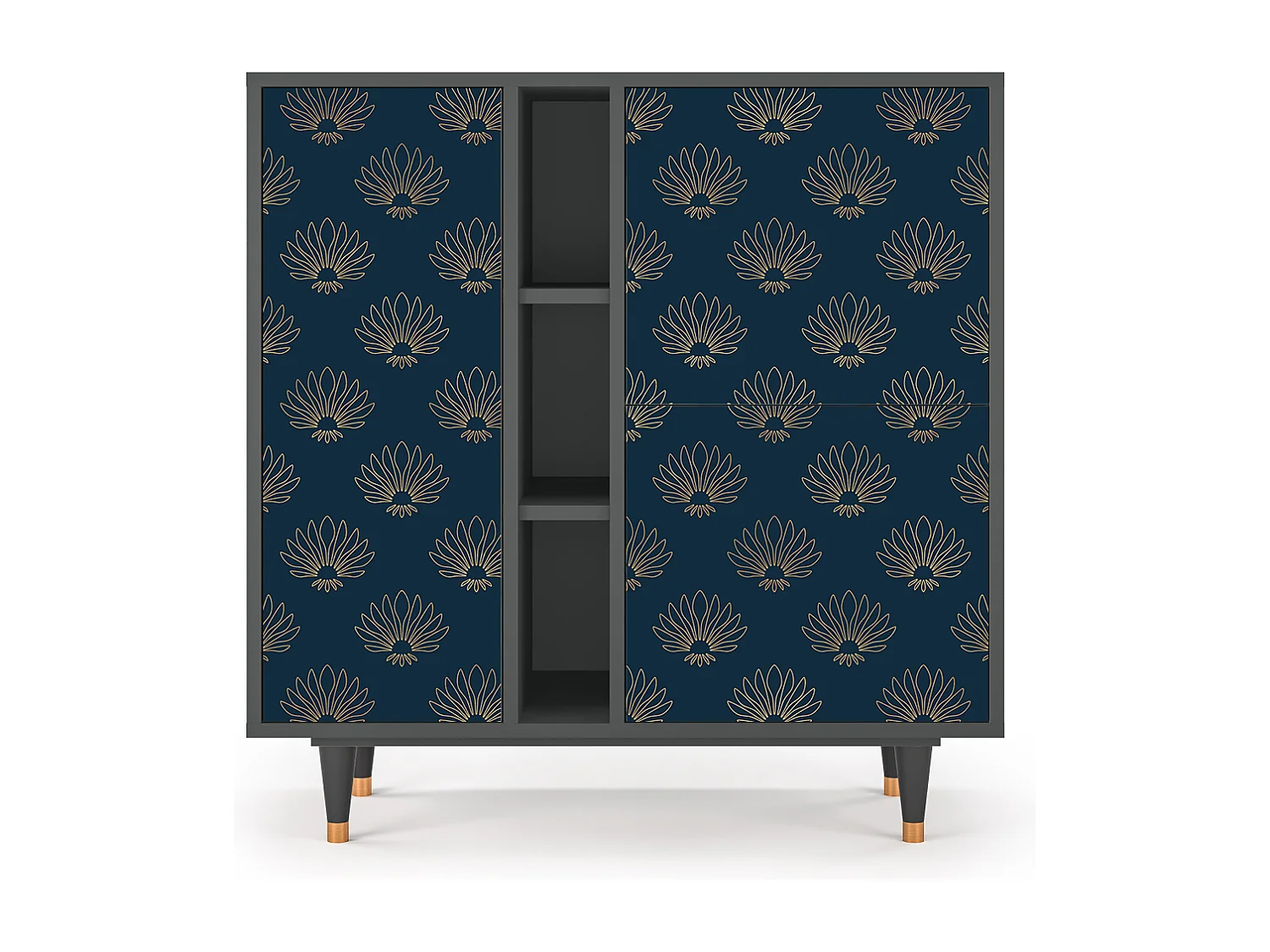 Credenza - 94х96х41 cm - BS5 - Blue Lotus, Antracite