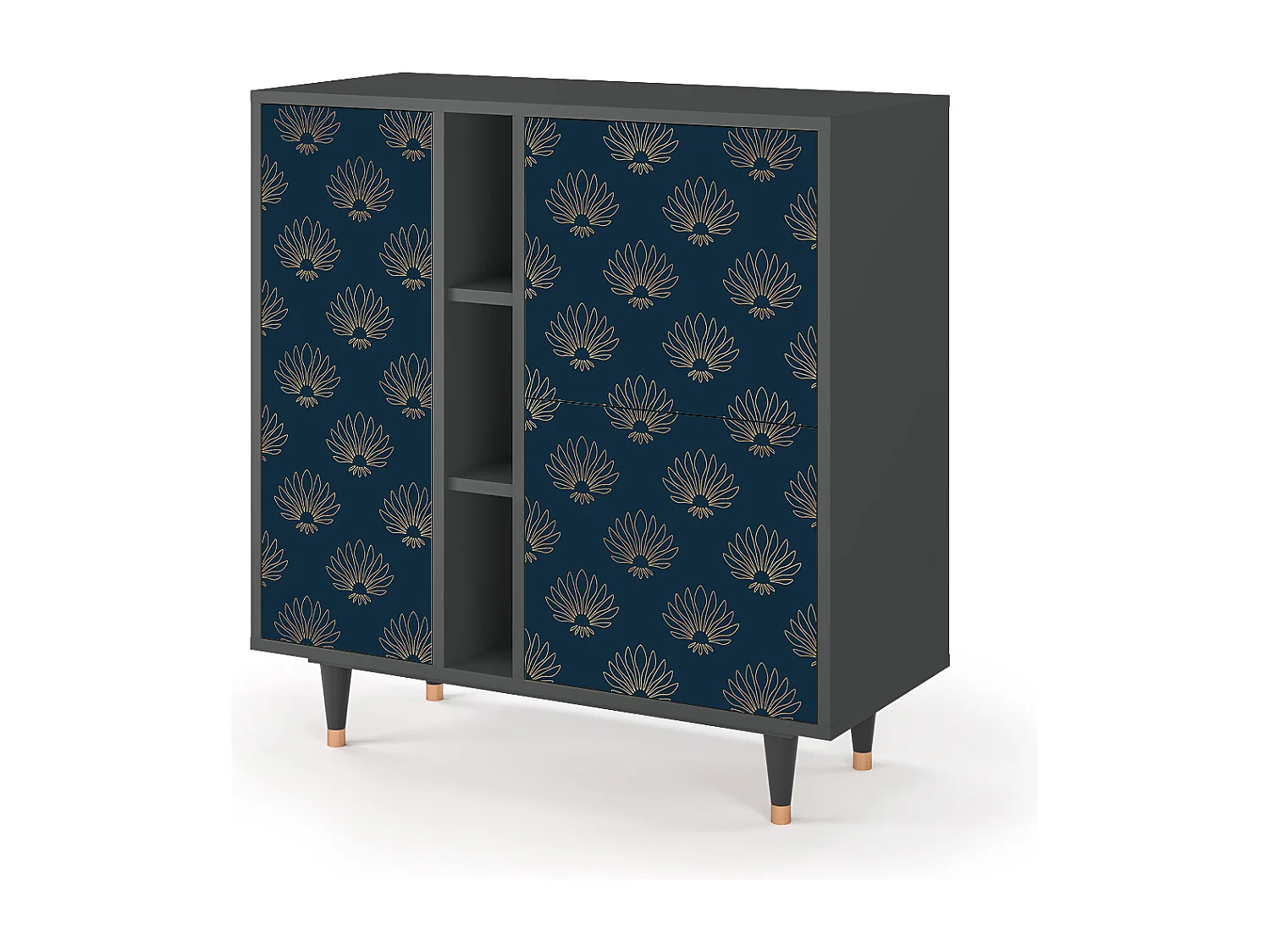 Credenza - 94х96х41 cm - BS5 - Blue Lotus, Antracite