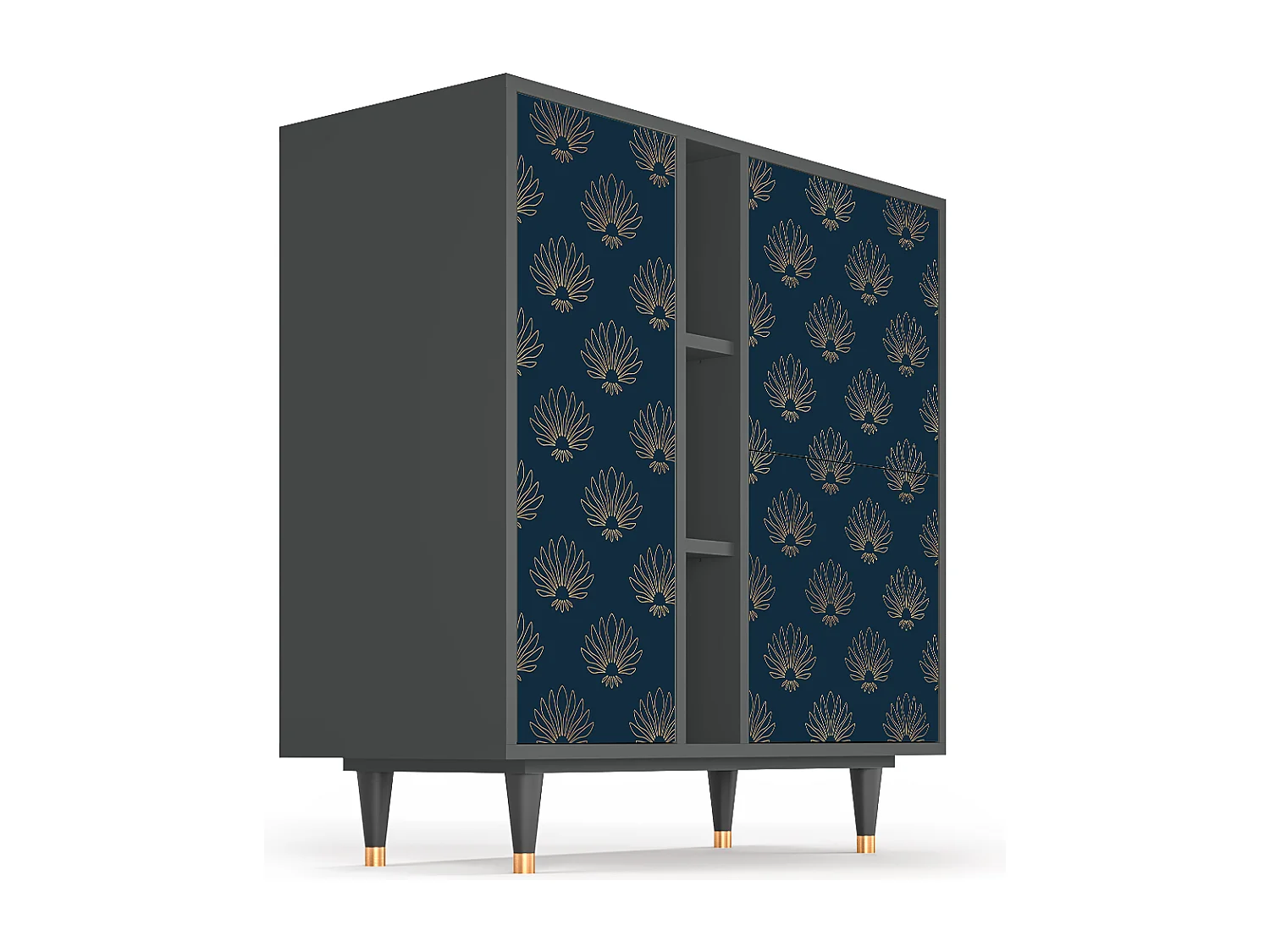Credenza - 94х96х41 cm - BS5 - Blue Lotus, Antracite