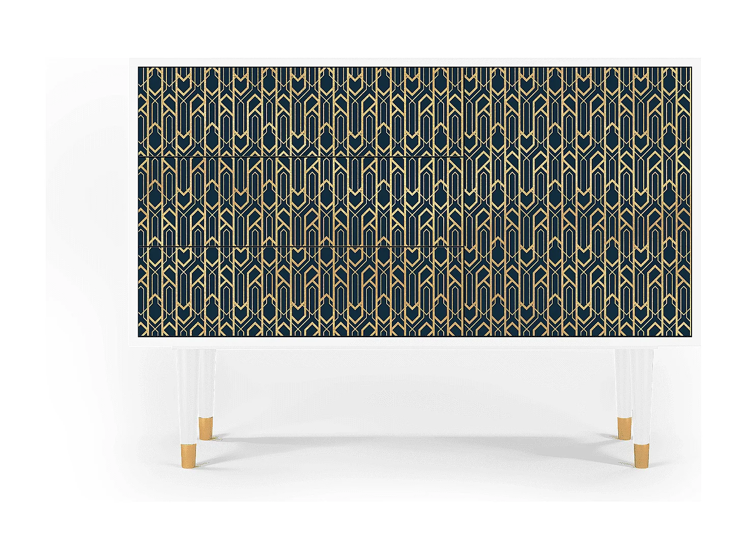 Credenza - 115х84х41 cm - S3 - Golden Empire, Bianco