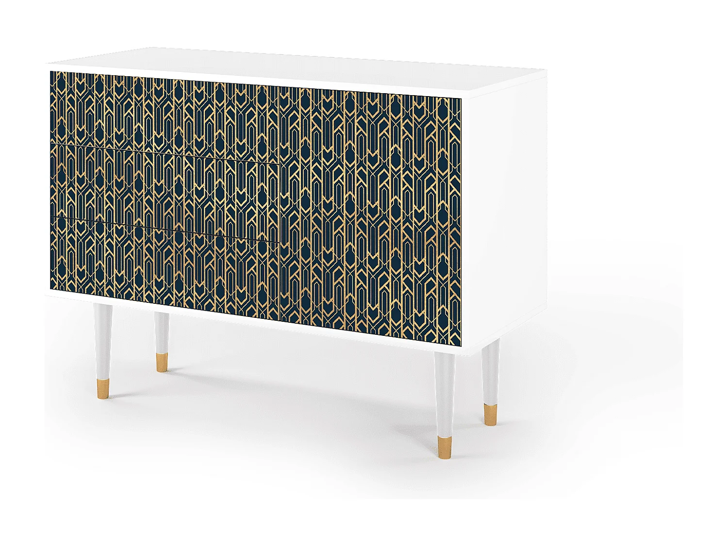 Credenza - 115х84х41 cm - S3 - Golden Empire, Bianco