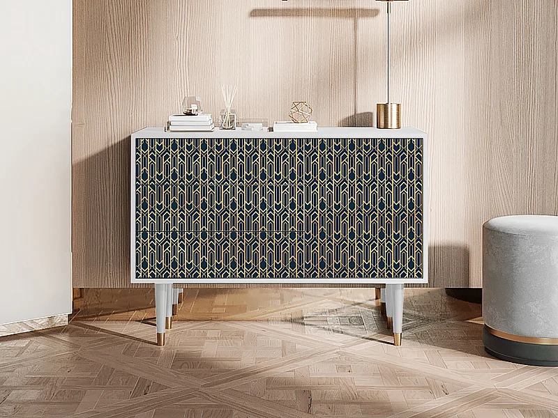 Sideboard - 115х84х41 cm - S3 - Golden Empire, Weiß
